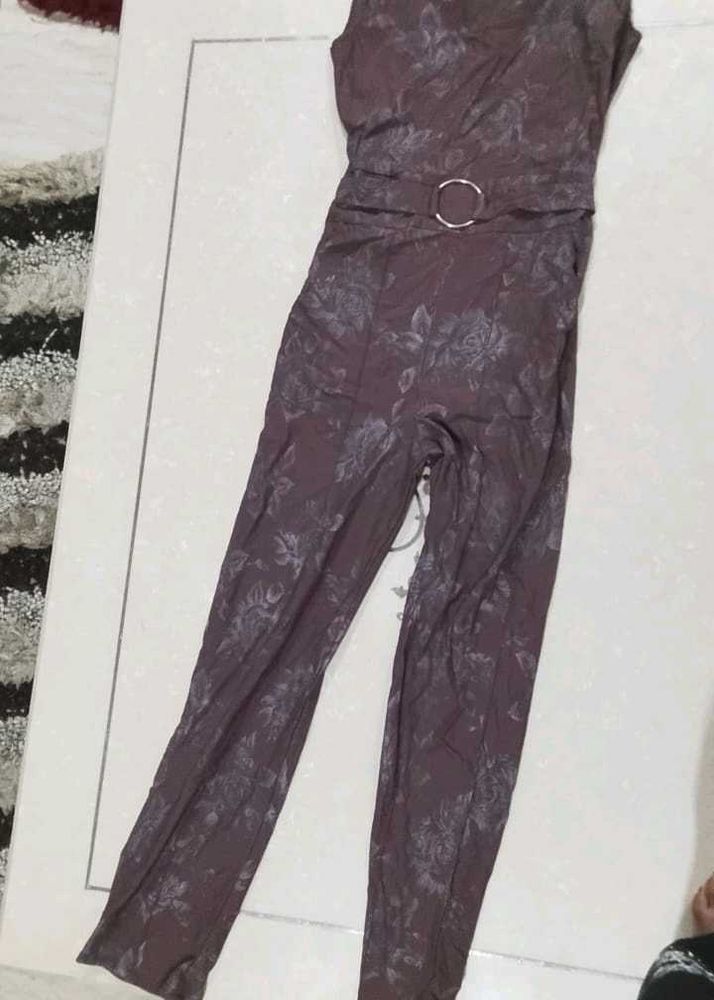 Floral Print Jumpsuit