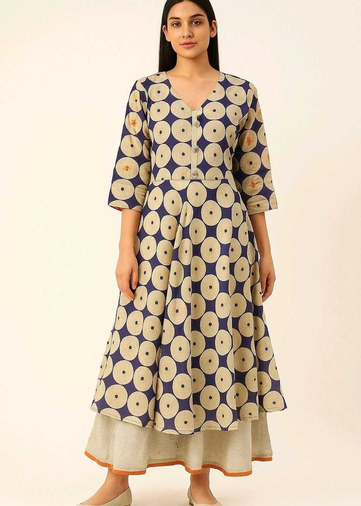 Cotton Flared Sleev Kurta