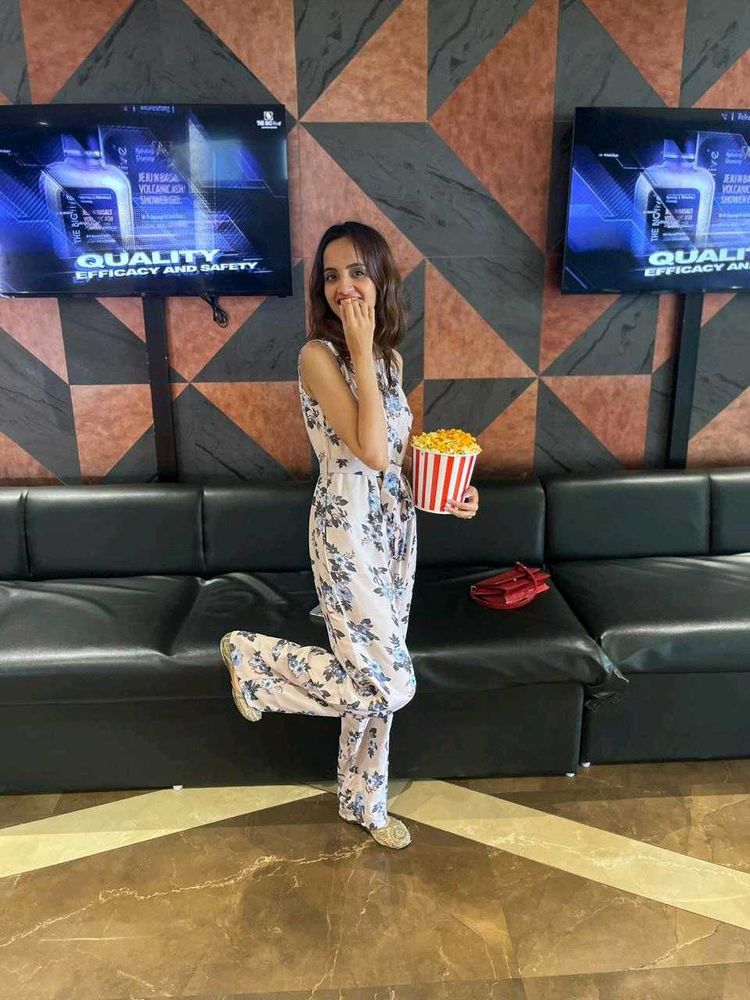 Floral Jumpsuit With Spaghetti Straps