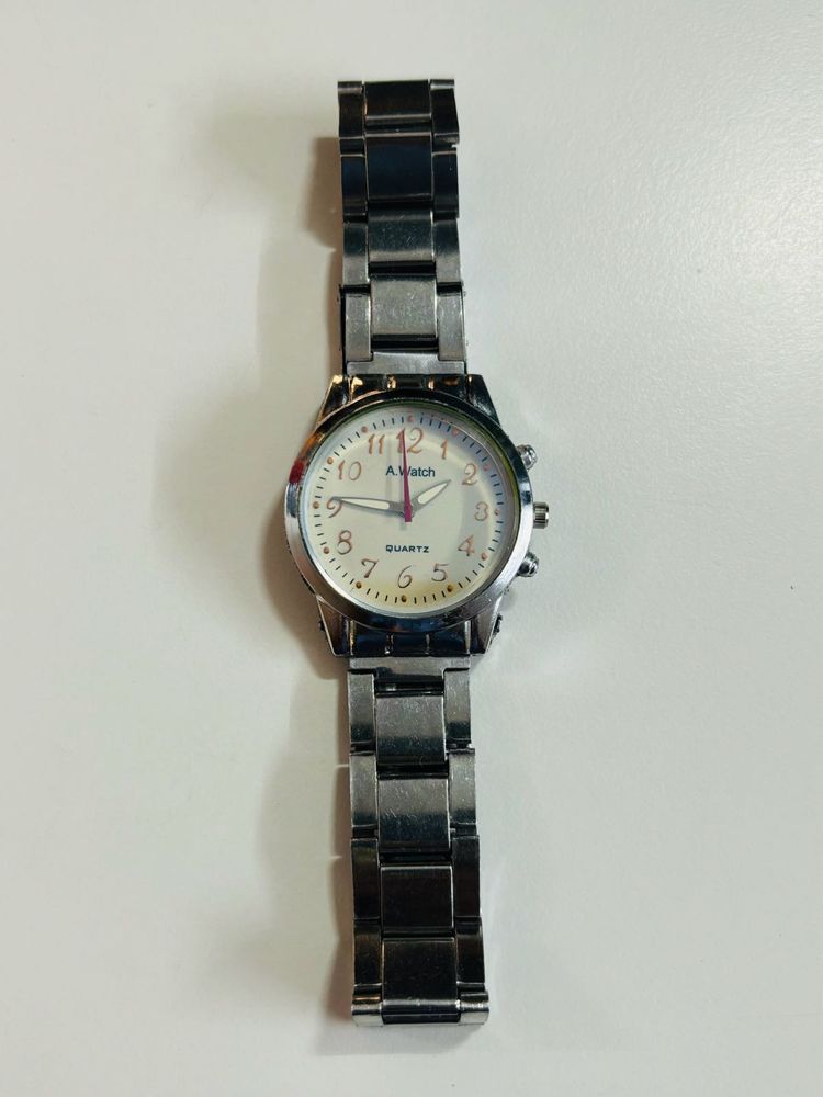 A. Watch Quartz Silver Tone