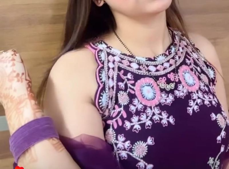 Gown with can-can