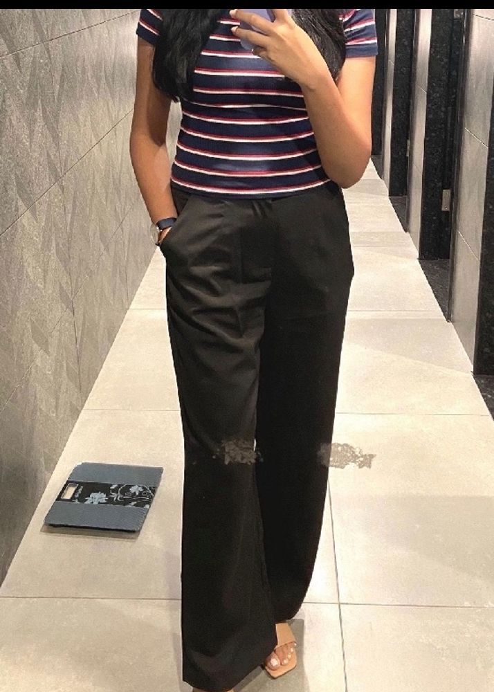 Black Straight Leg Pants