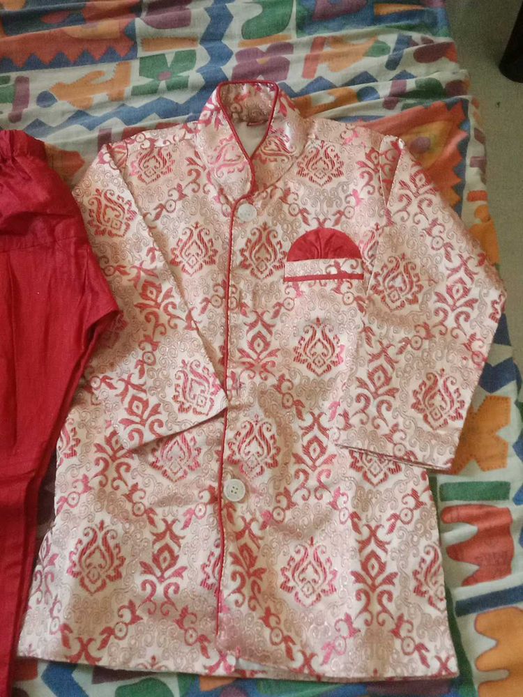 Boys' Patterned Kurta Set
