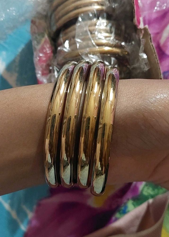 Golden Bangles Set
