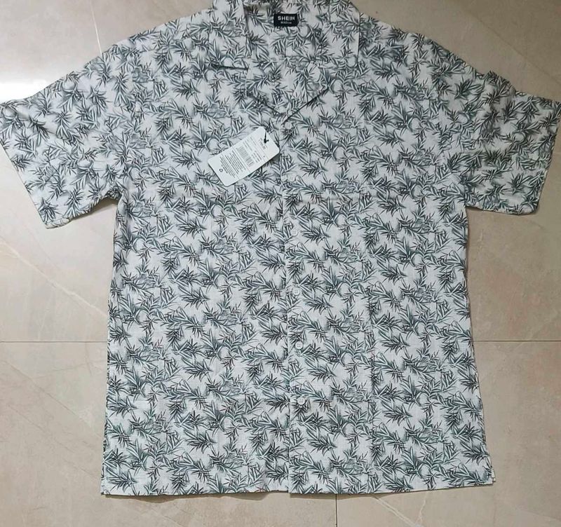 new shein brand stylish Patterned Shirt