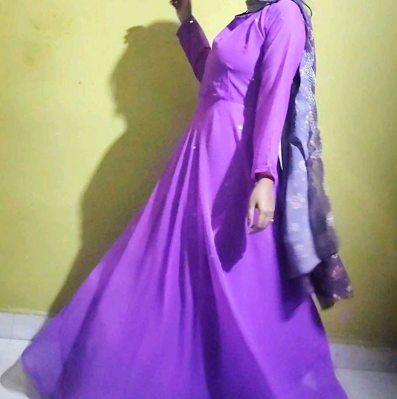 Long Anarkali Kurti