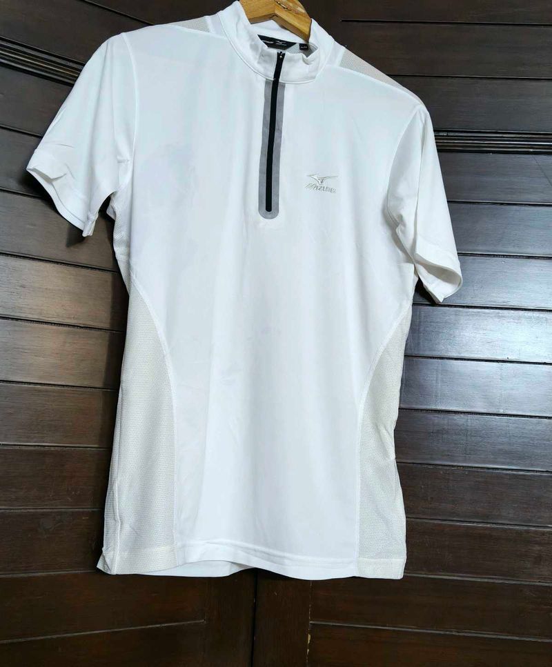 Mizuno Golf Ice Touch White Short Sleeve T-shirt