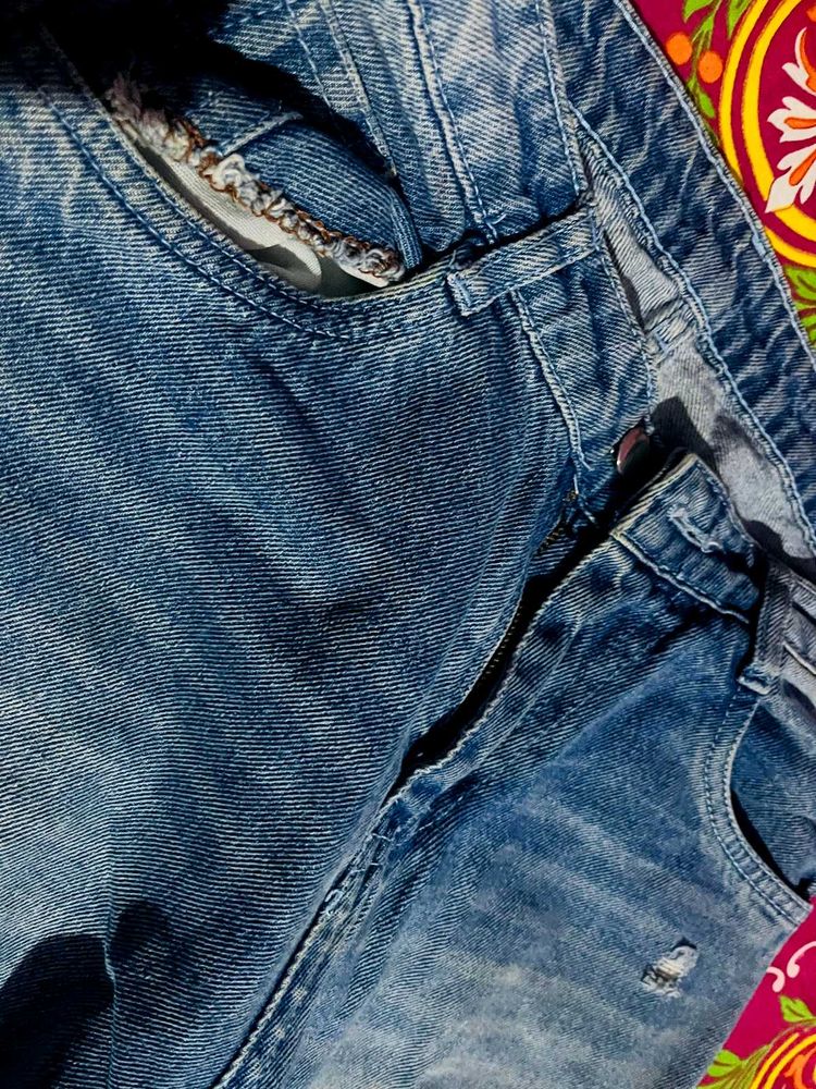 Light Wash Denim Jeans
