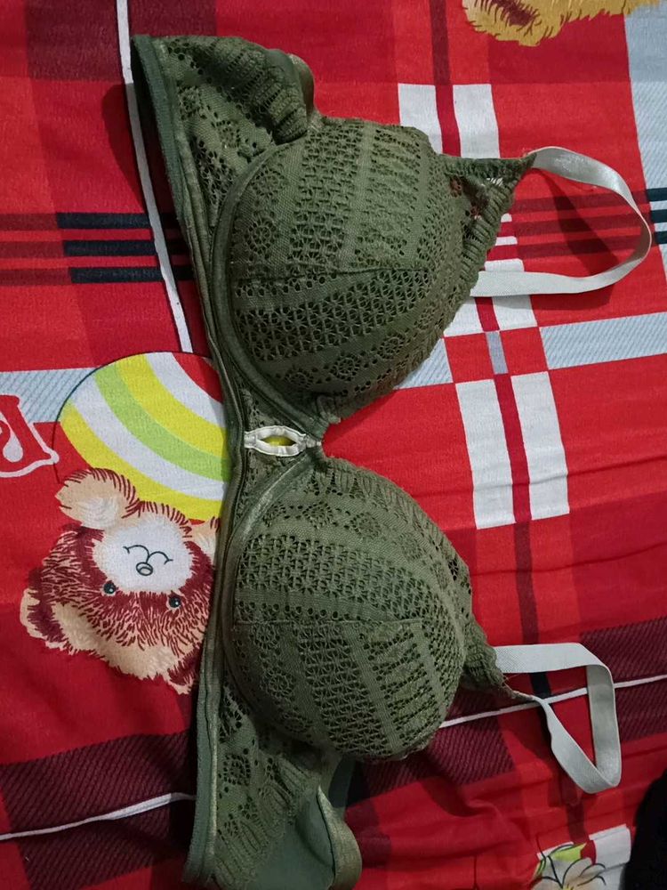 Olive Green Bra
