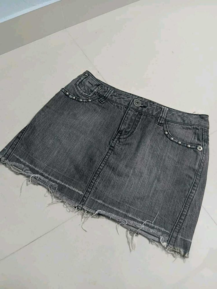 Y2k Denim Skirt
