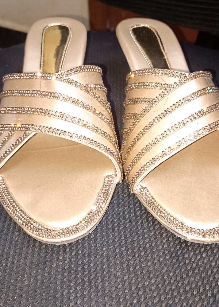 Ethnic Glitery Heels
