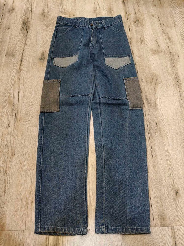 Sc7802 Set Up Cargo Jeans Waist 26