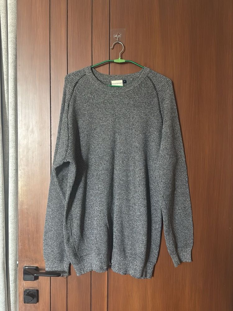 Gray Knit Sweater