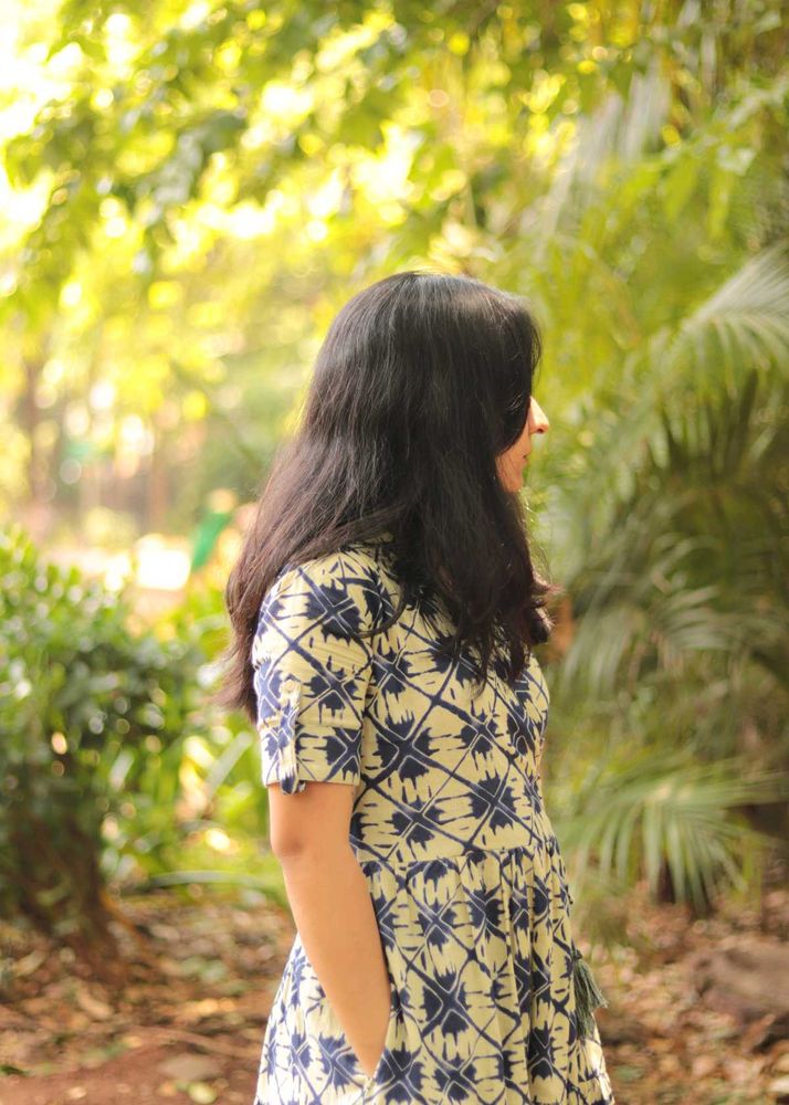 Patterned Fit &amp; Flare Dress