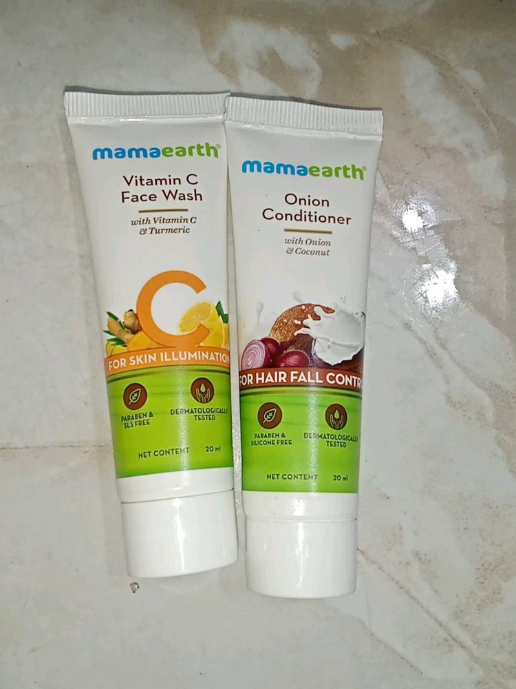 Vitamin C Face Wash And Onion Conditioner