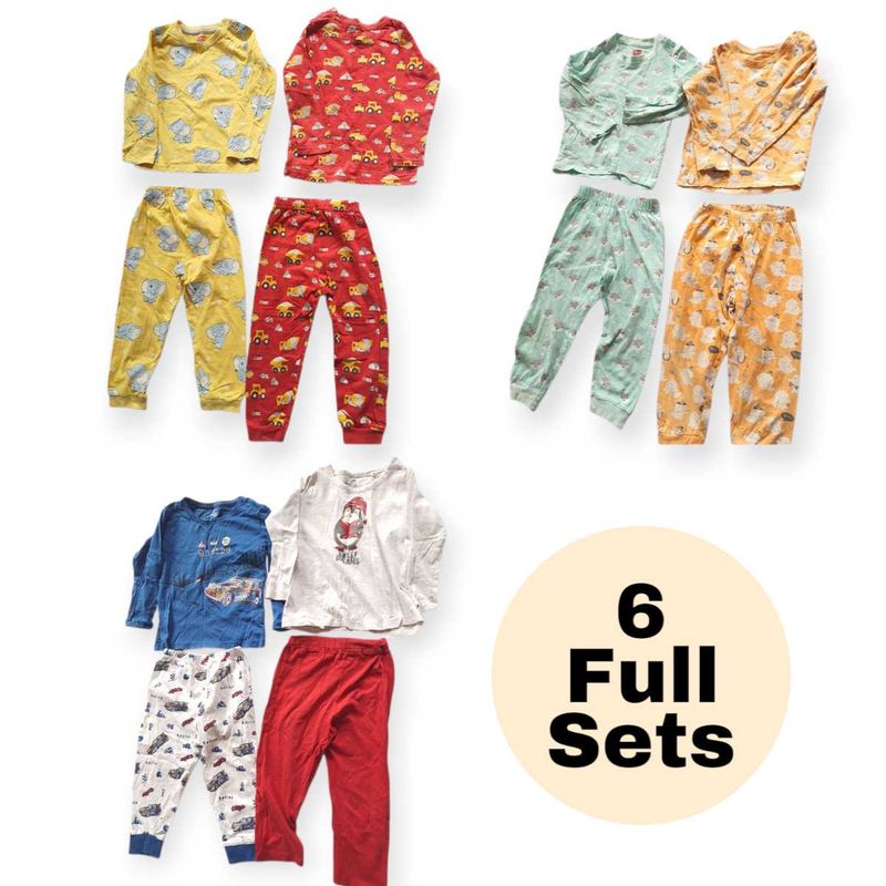 Six Sets Of Full Sleeves &amp; Pants