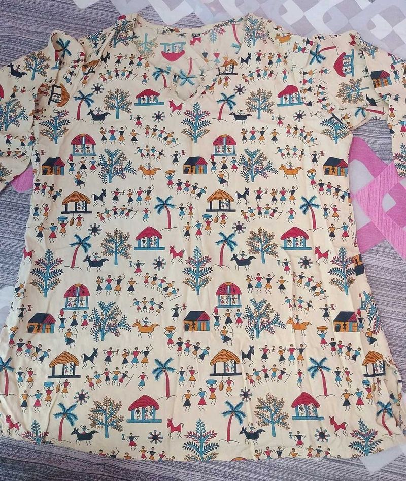 Rayon Short Kurti