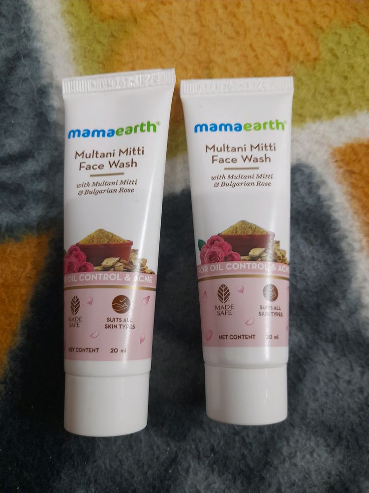 mama earth Face Wash Pack Of 5