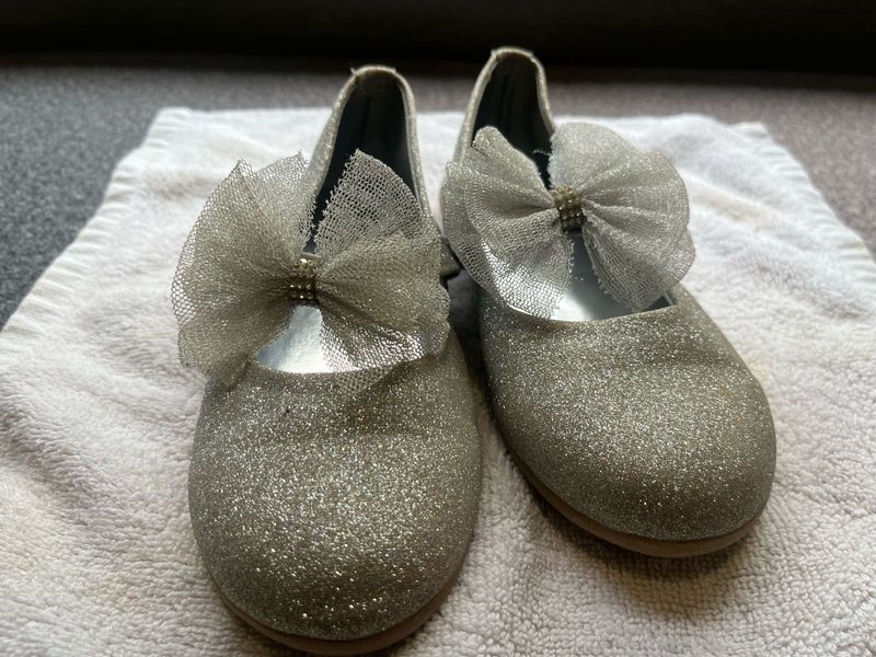 Sparkly Silver Shoes