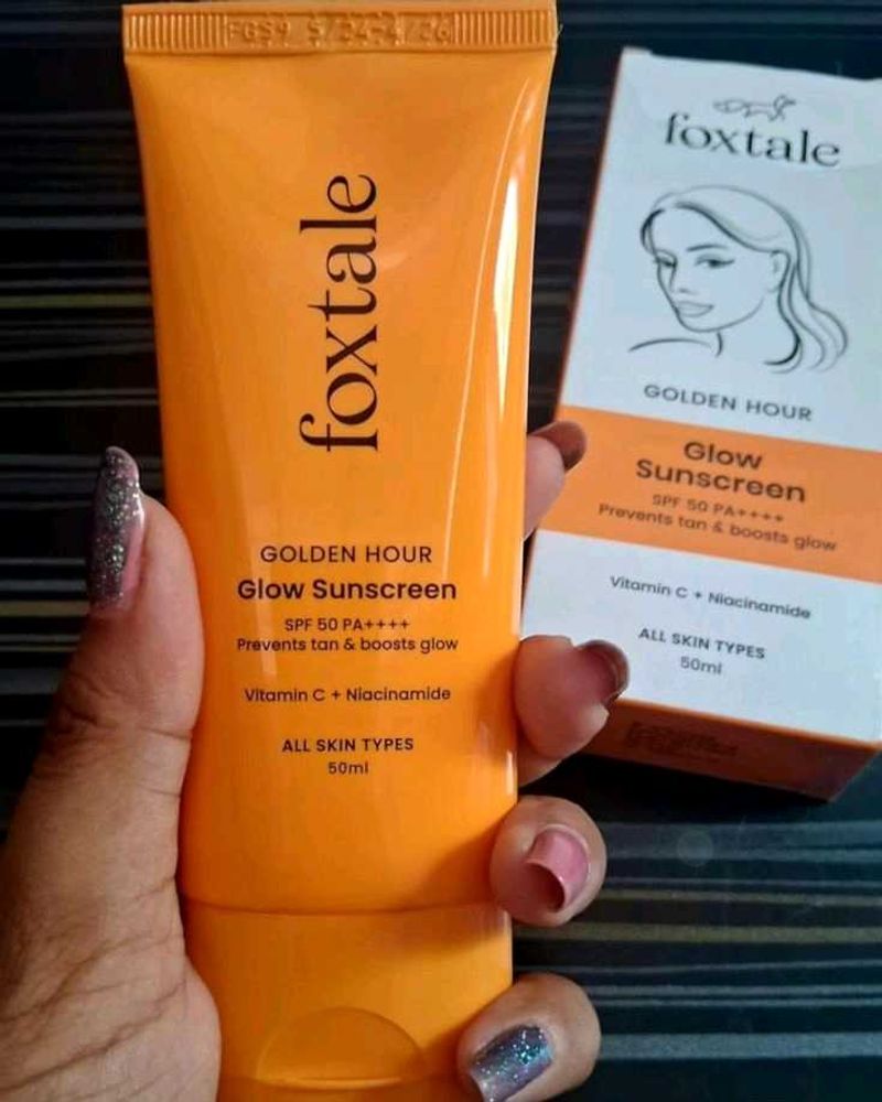 Foxtale Golden Hour Glow Sunscreen SPF 50