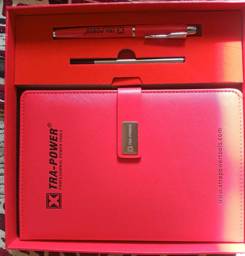 🟩Red Magnatic Diary With Ball Pen  &amp; Extra Refil