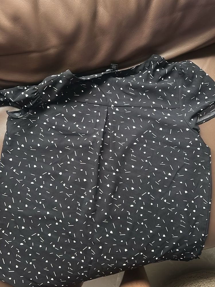 Stylish Polka Dot Top
