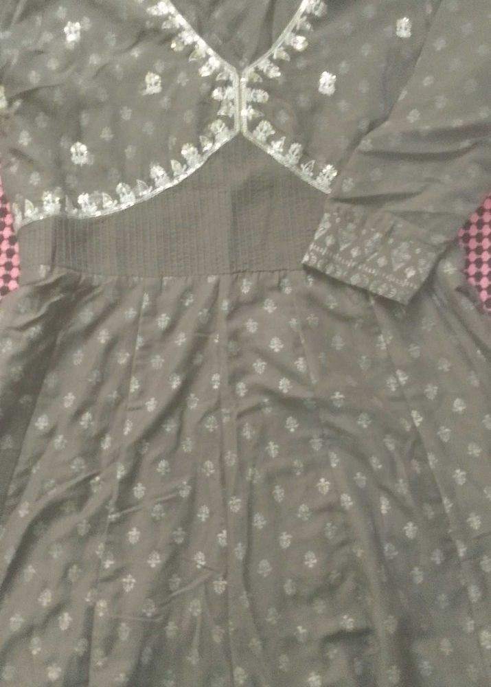 Elegant Gray &amp; Silver Dress