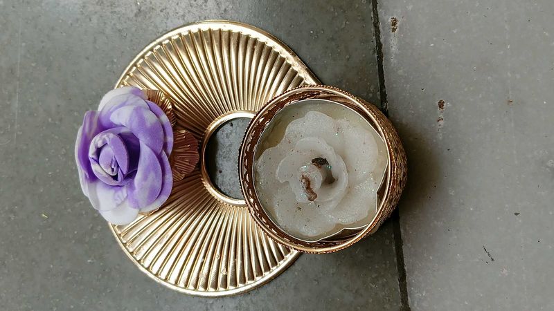 Candle &amp; Holder Set