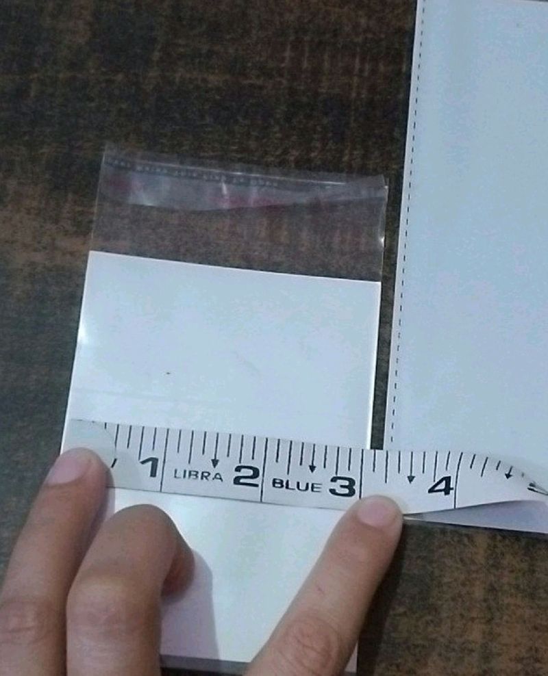 Self Adhesive White Background Pouches