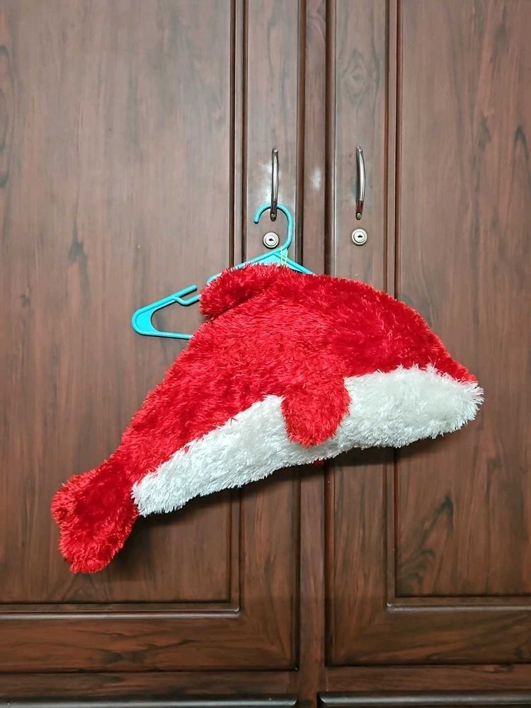 Red Dolphin Plush