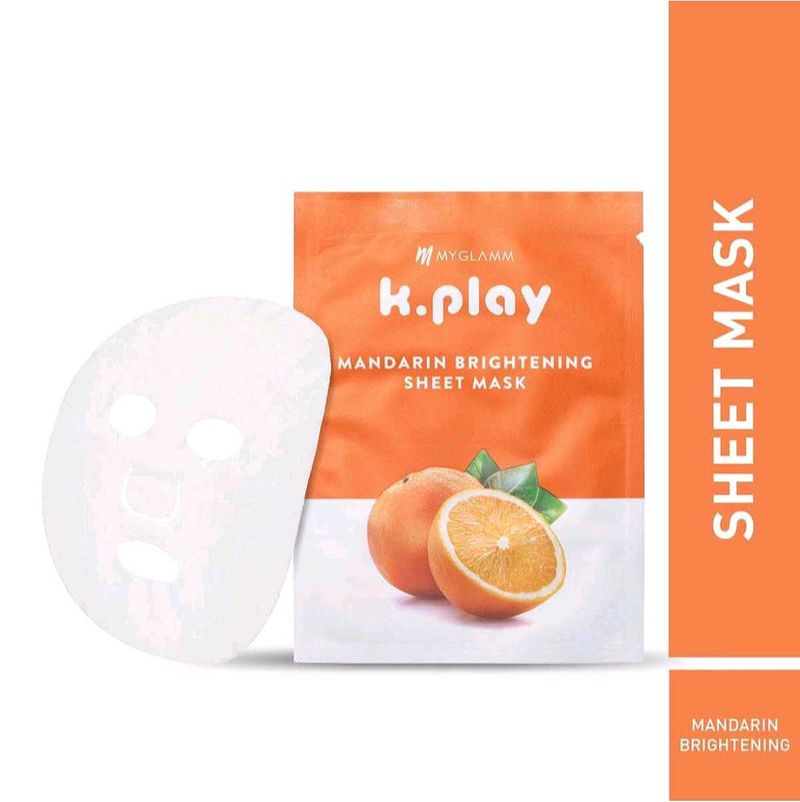(Pack of 4) K.Play Mandarin Sheet Masks