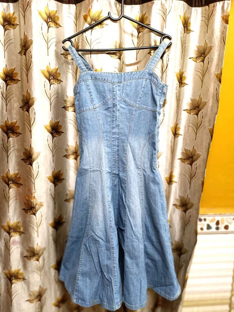 Denim A-Line Sundress