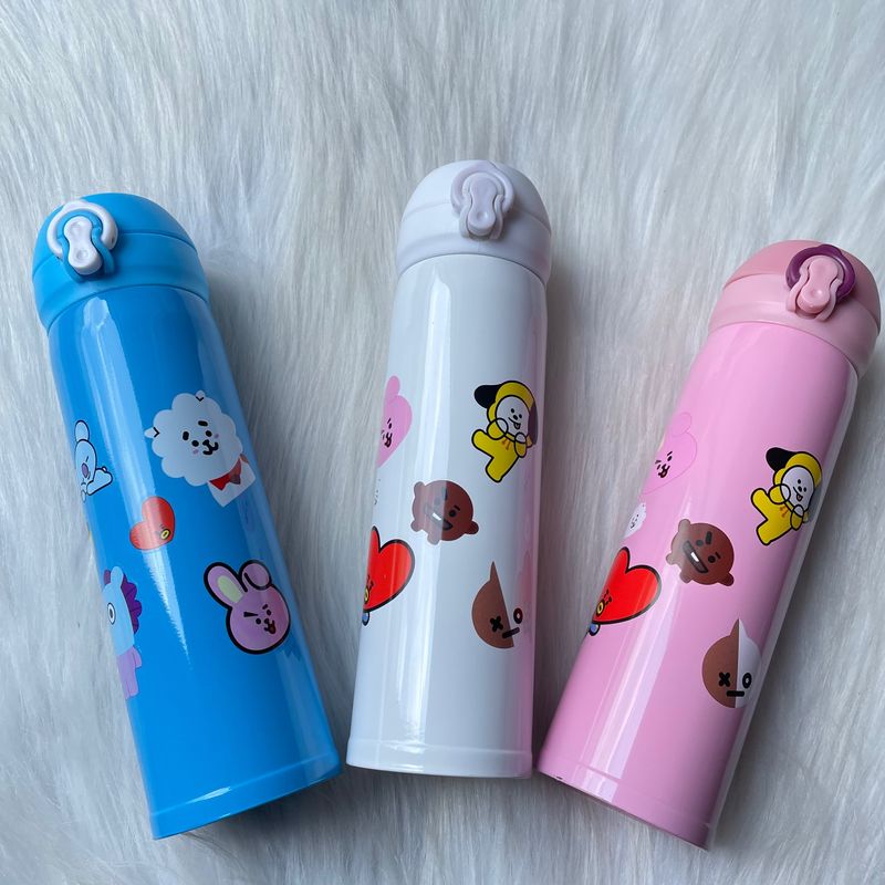 fixed price strictly no coin and swap comments on this will b ignored bts theme insulated steel bottles each 299