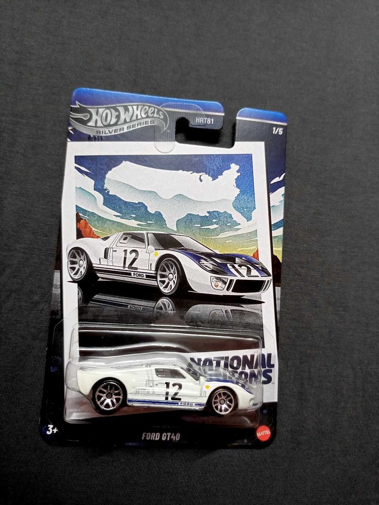 Hot Wheels Ford GT40 Silver Series
