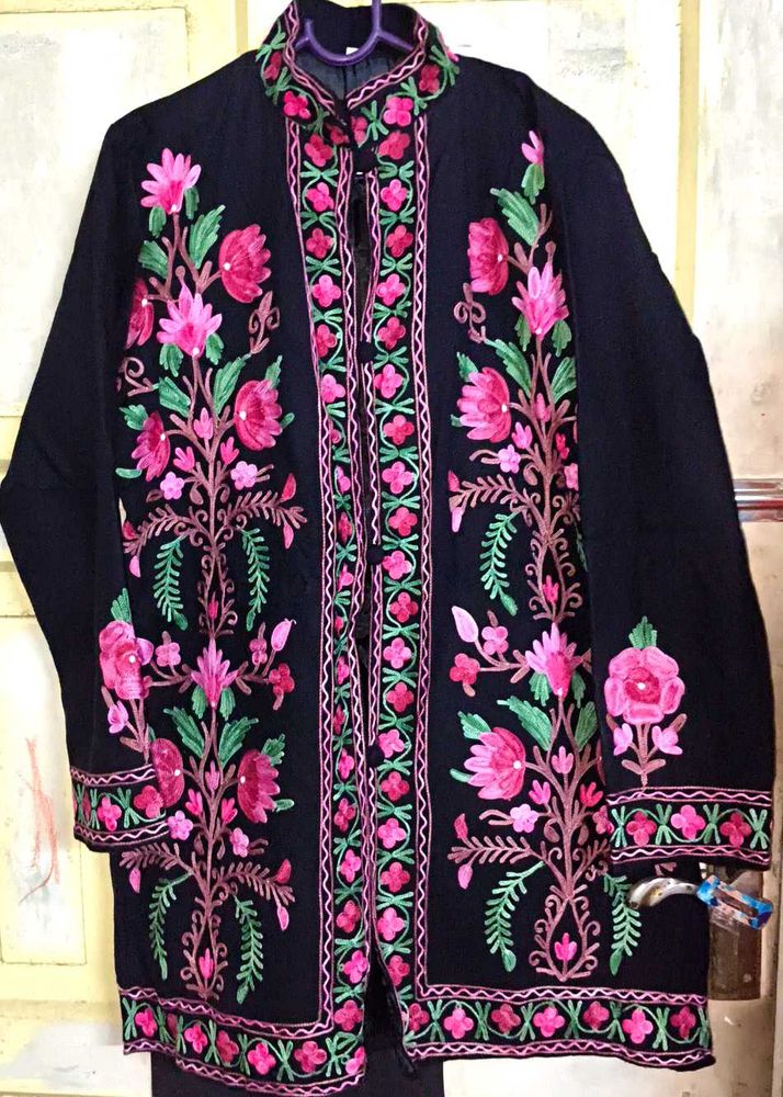 Kashmiri Embroidered Floral Jacket