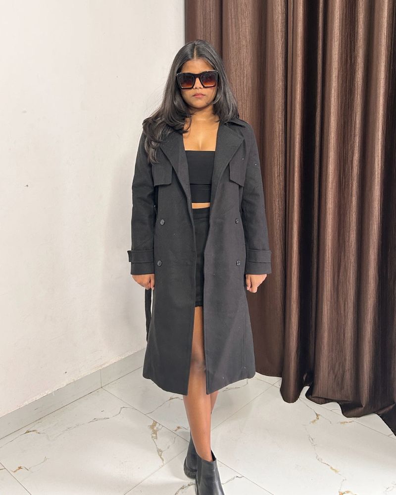 Black Tench Coat