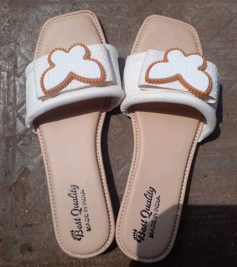 Elegant White Flower Slides