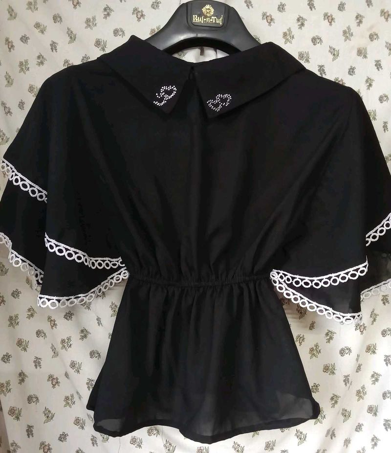 Butterfly Snitched Top