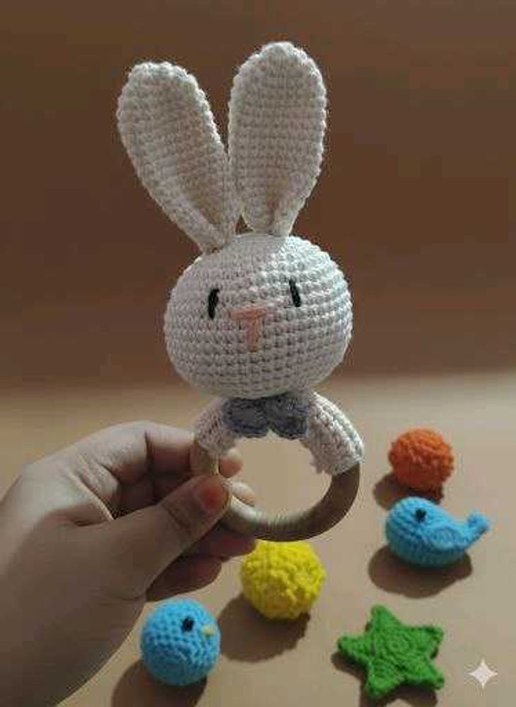 Bunny Rattle Toy