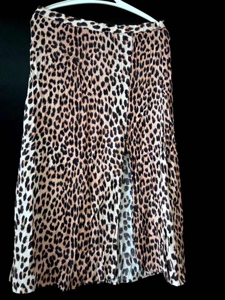 Leopard Print Skirt