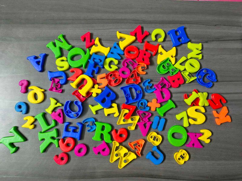 Magnetic Letters And Numbers - Fridge Magnets