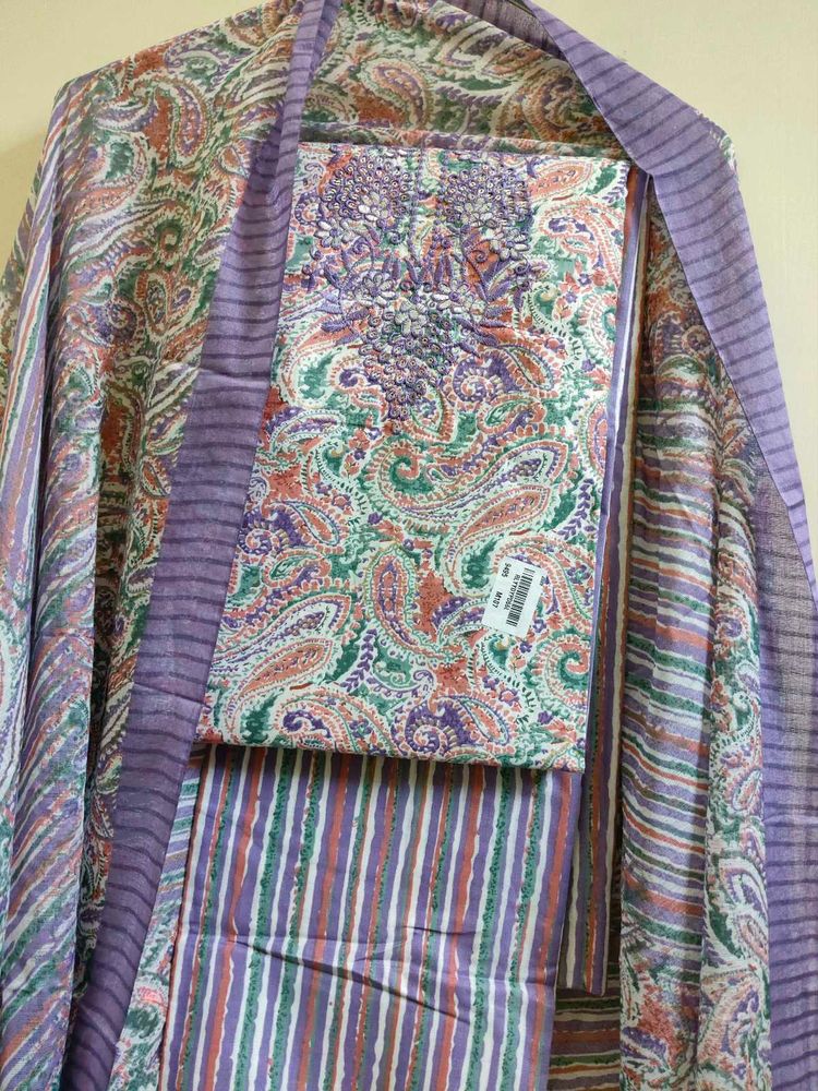 Pure Cotton Embroidery Suit