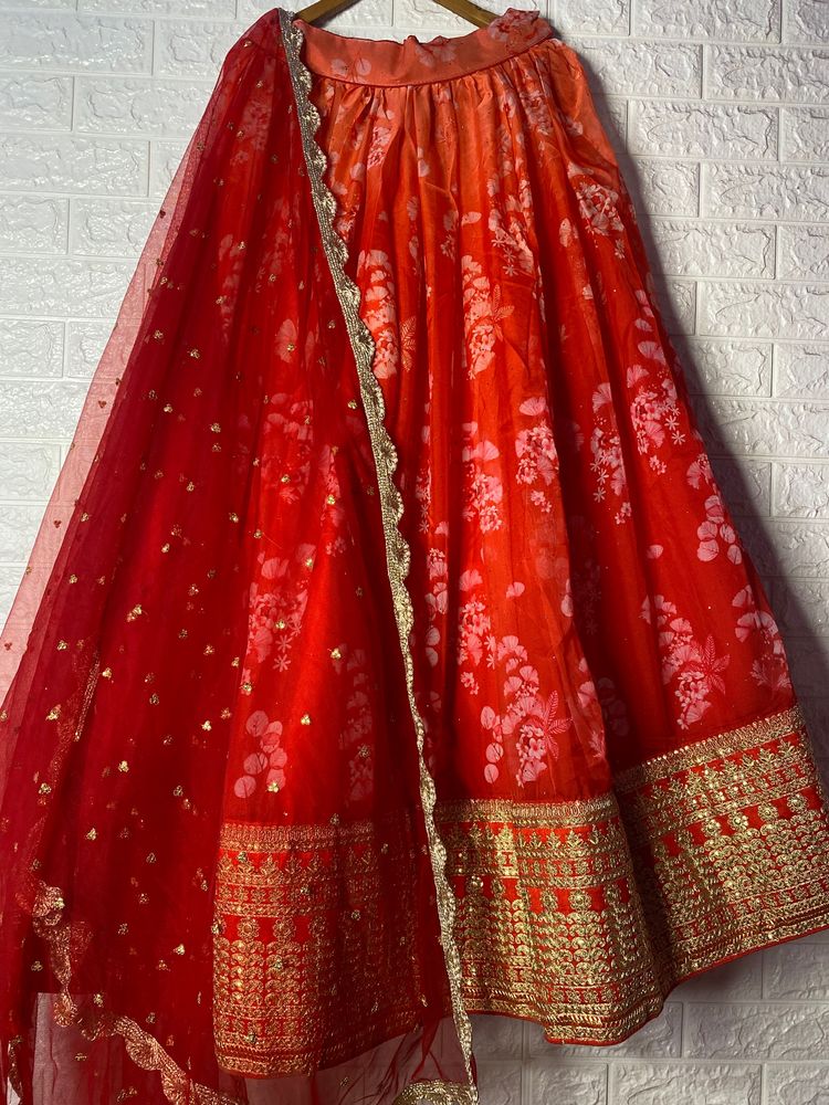 Orange Red Lehghe