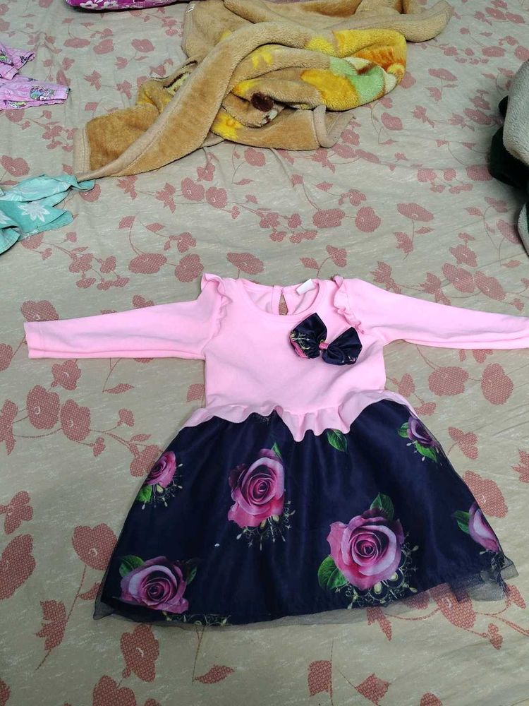 Cute Floral Girls Dress