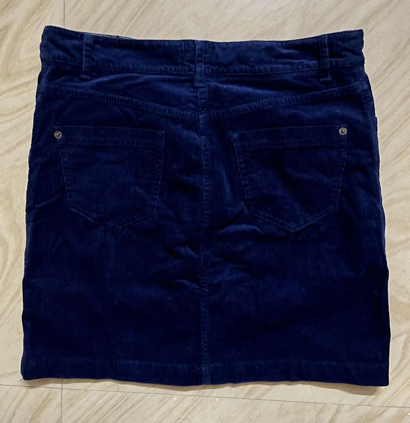 Corduroy Mini Skirt