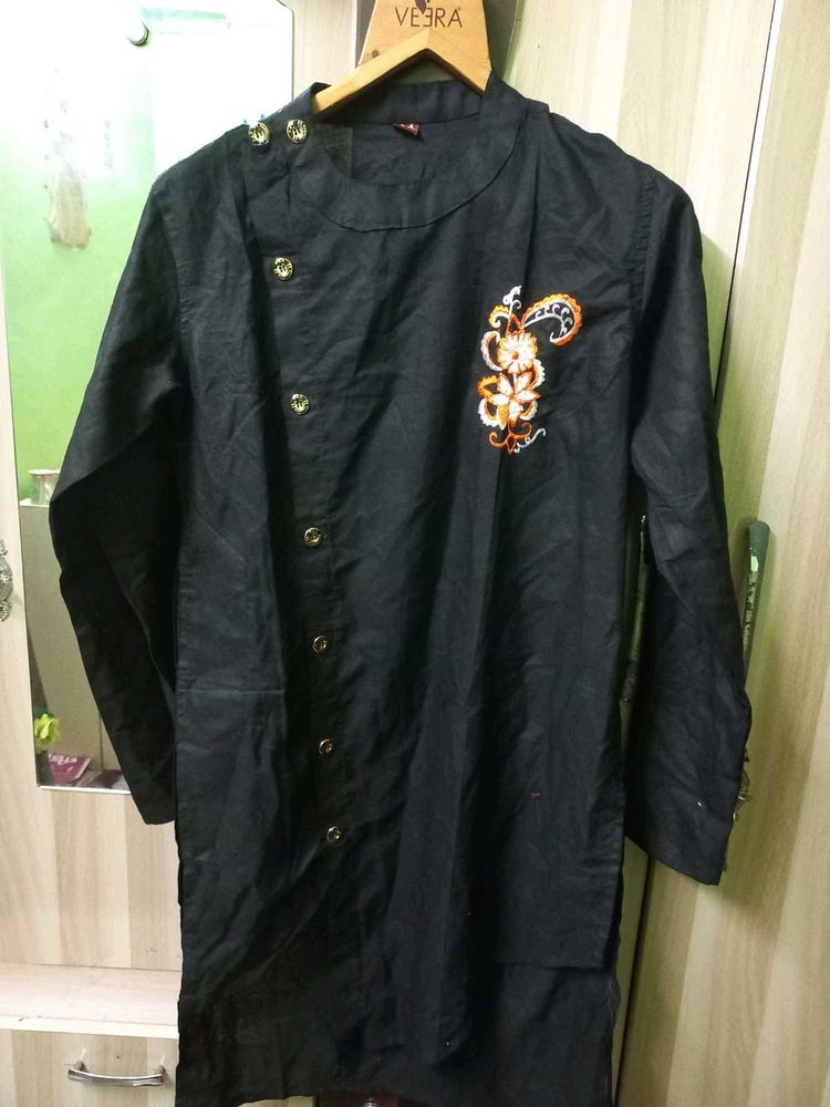 Stylish Black Kurta