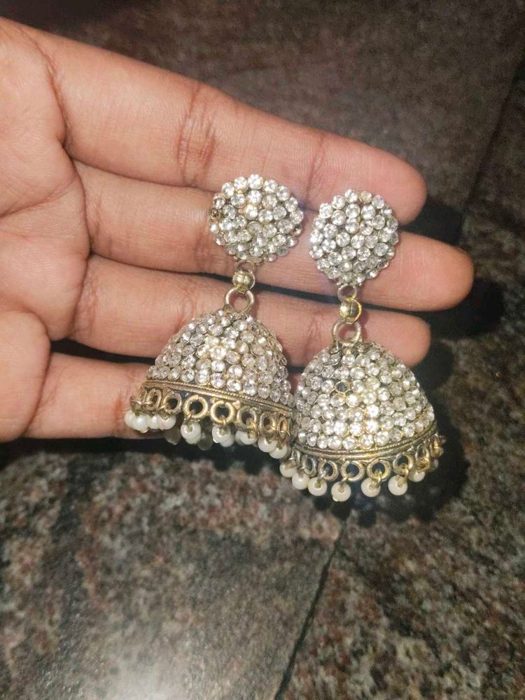Sparkling Jhumka Earrings