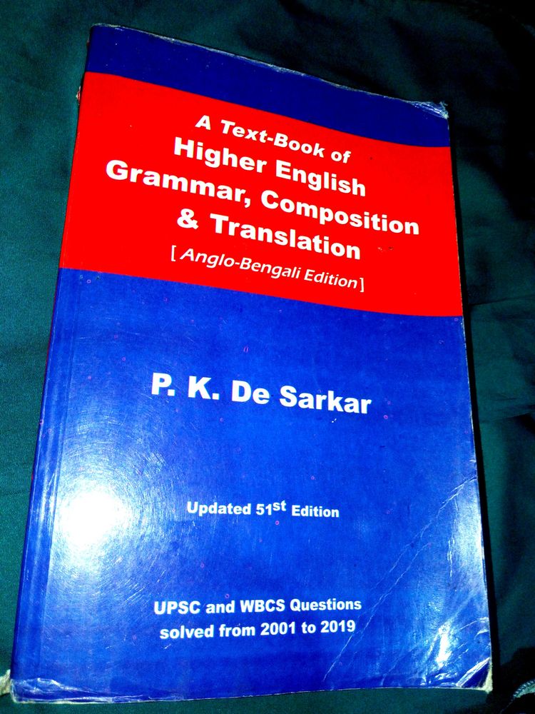 English Grammar (Upsc And Wbcs)P K De Sarkar . Com