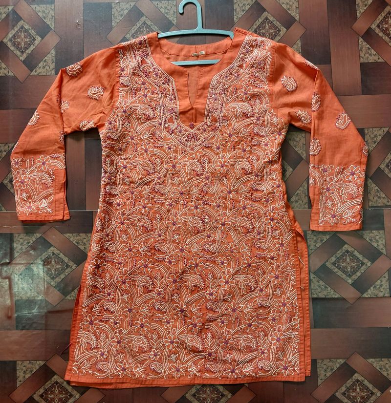 Qaseedakari Work Kurti