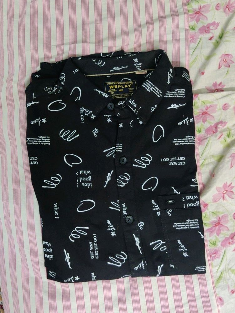 Black Shirt For Men And Women Both